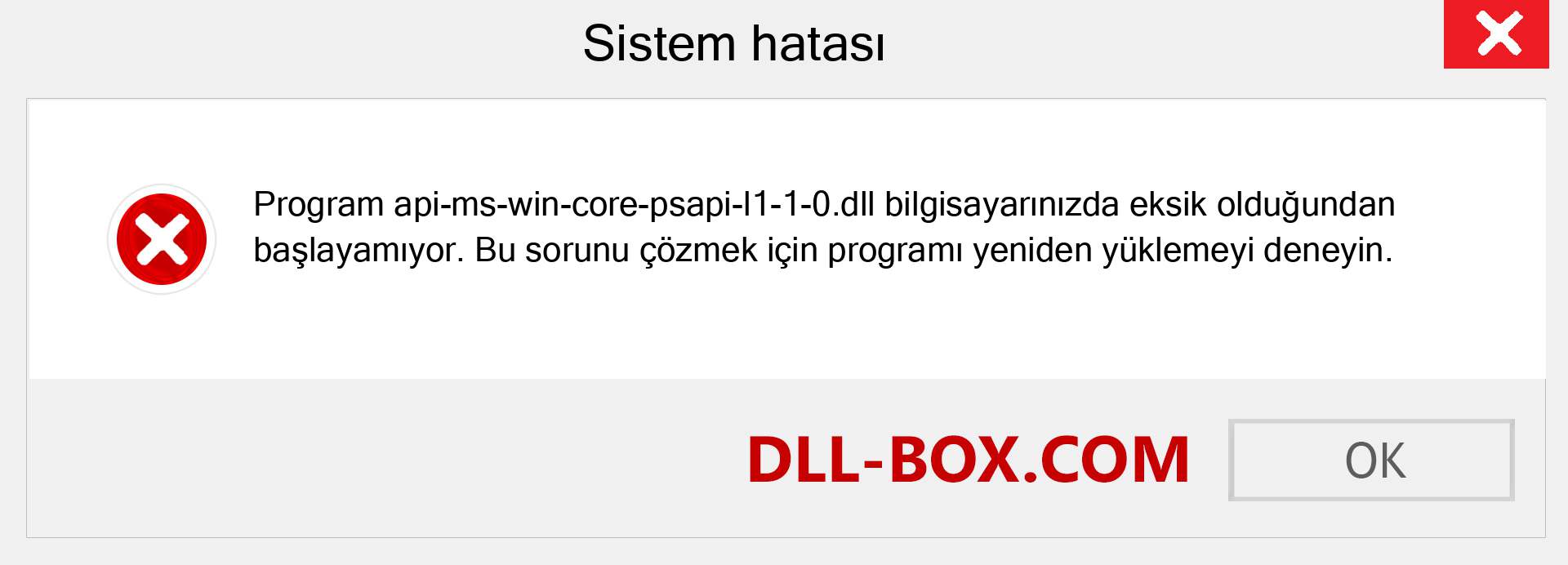 api-ms-win-core-psapi-l1-1-0.dll dosyası eksik mi? Windows 7, 8, 10 için İndirin - Windows'ta api-ms-win-core-psapi-l1-1-0 dll Eksik Hatasını Düzeltin, fotoğraflar, resimler